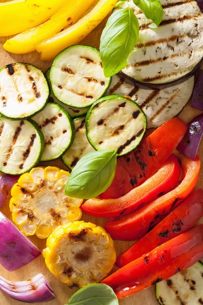 Fondo saludable de verduras a la parrilla —  Fotos de Stock