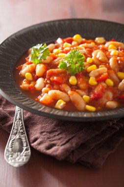 Meksika sebzeli biber plaka