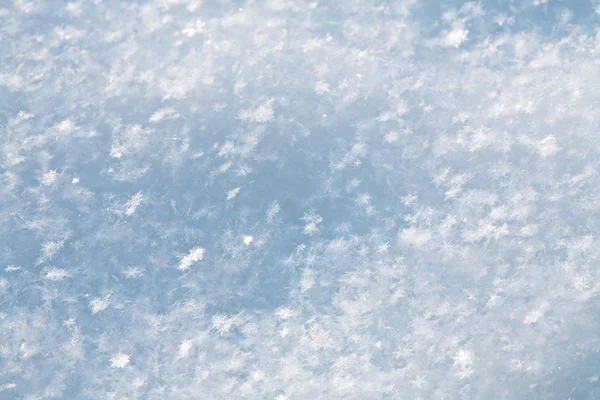 Abstrato azul inverno neve fundo — Fotografia de Stock