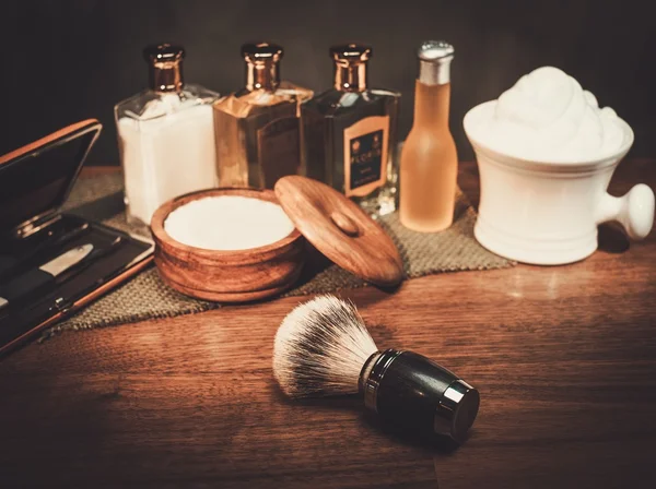 Gentleman's accessories on a luxury board — Stock Photo, Image