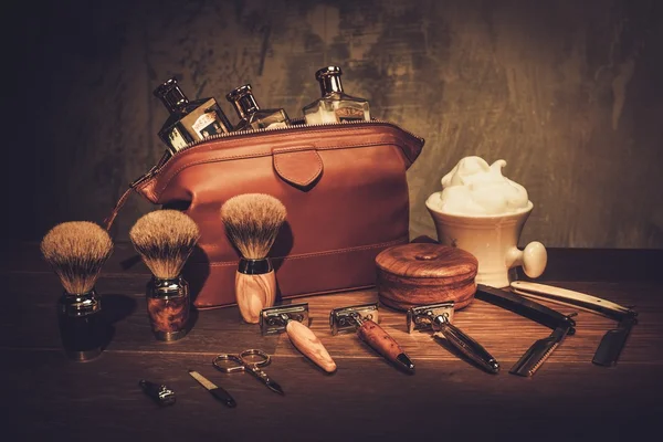 Gentleman's accessories on a luxury board — Stock Photo, Image