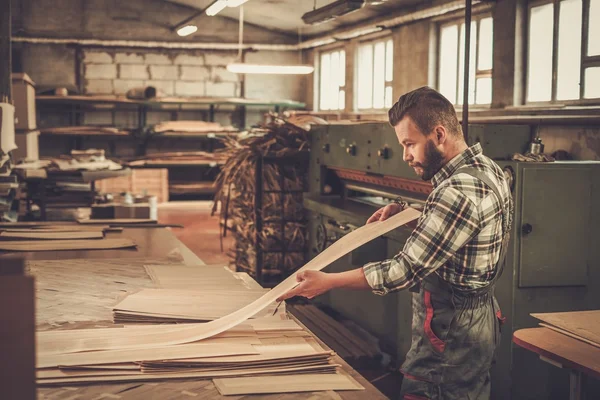 Schreiner macht seinen Job — Stockfoto