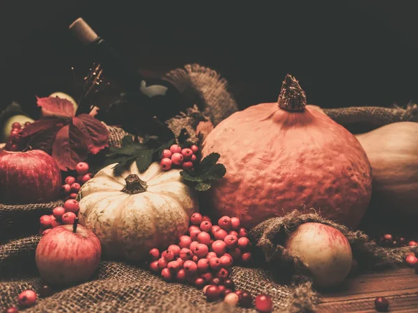 Thanksgiving day autumnal still life — Stock Photo, Image