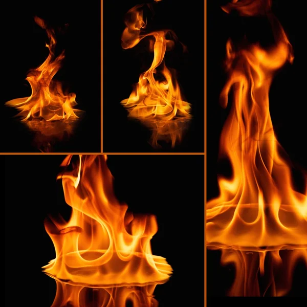 Φωτιά στις φλόγες — Φωτογραφία Αρχείου