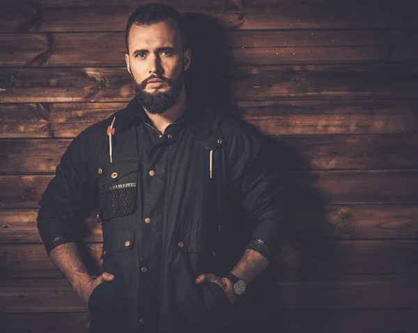 Handsome man with beard — Stock Photo, Image