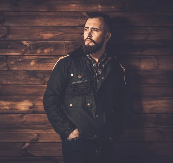 Handsome man with beard — Stock Photo, Image