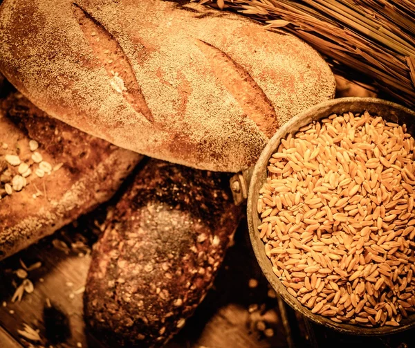 Homemade baked goods on a table — Stock Photo, Image