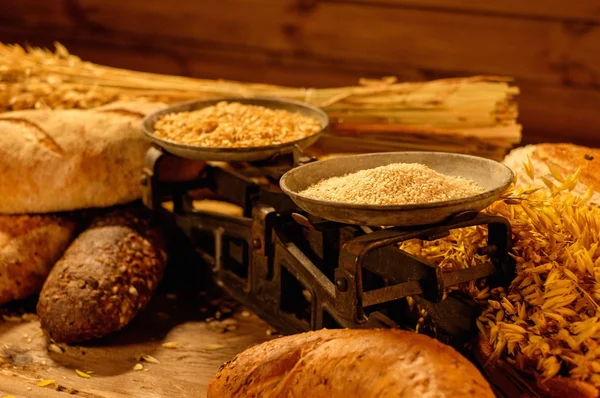 Homemade baked goods on a table — Stock Photo, Image