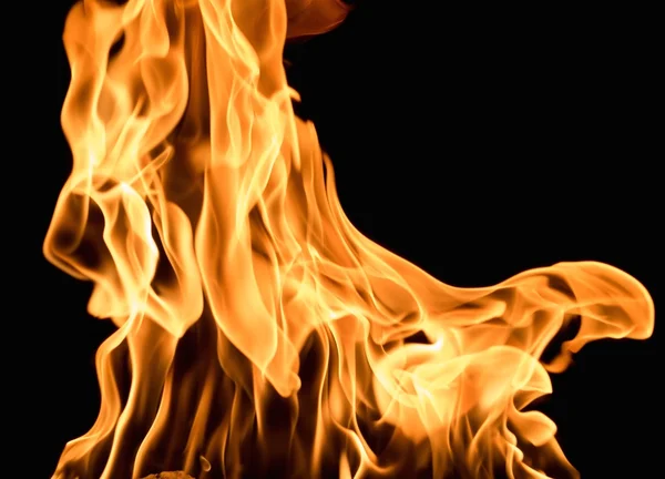 Burning flame background — Stock Photo, Image
