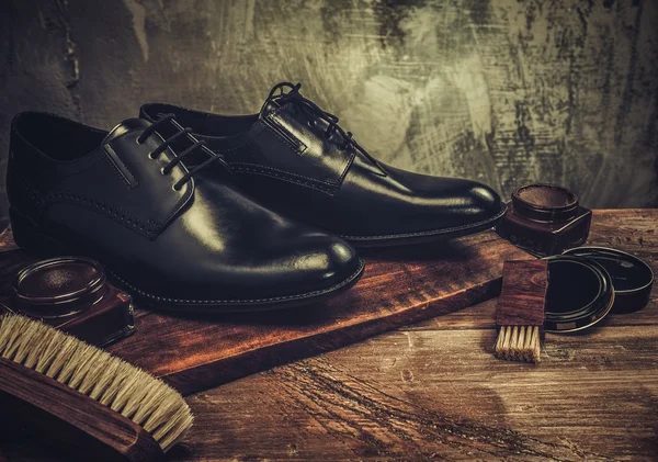 Shoe care accessories — Stock Photo, Image