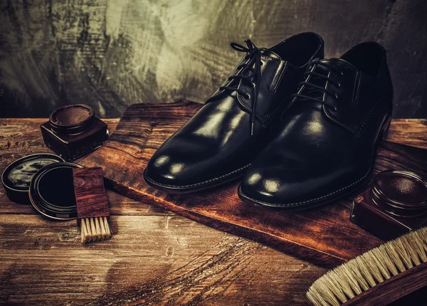 Shoe care accessories — Stock Photo, Image