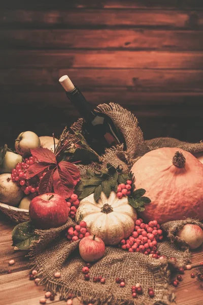 Erntedankfest Herbststillleben — Stockfoto