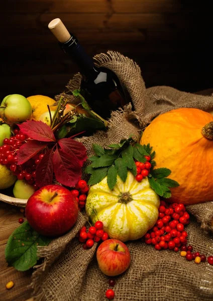 Erntedankfest Herbststillleben — Stockfoto