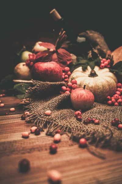 Thanksgiving day autumnal still life — Stock Photo, Image