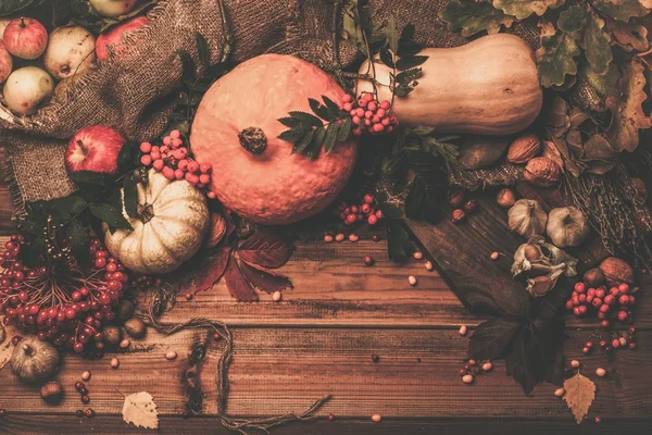 Thanksgiving day autumnal still life — Stock Photo, Image