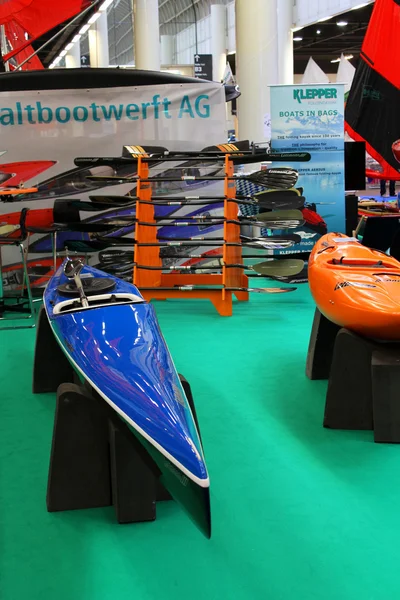 HAMBURG, ALEMANHA - OUTUBRO 31: Hanseboot Expo em 31 de outubro de 2014 em Hanseboot - o show internacional de barcos, Hamburgo, Alemanha . — Fotografia de Stock