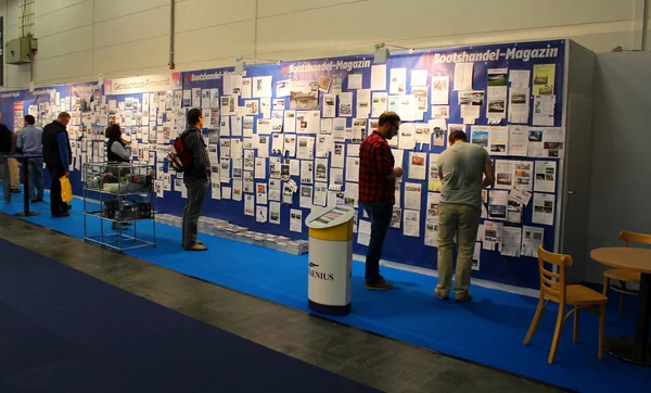 Hamburg, deutschland - 31.10.2014: hanseboot expo am 31.10.2014 auf der hanseboot - the international boat show, hamburg, Germany. — Stockfoto