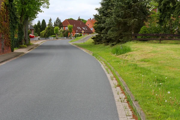 The street in a small town — Stock Photo, Image