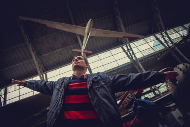 adam uçak Müzesi.