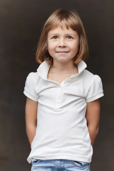 Retrato de linda menina — Fotografia de Stock