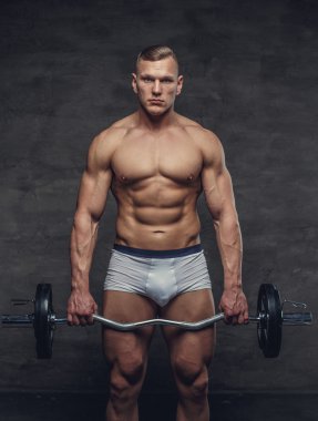 Karın adam beyaz külot