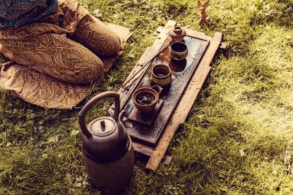 Cerimônia de chá chinês tradicional — Fotografia de Stock