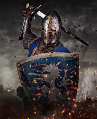 Knight batllefield kılıç ile