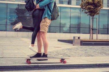 Rahat çift longboard ile 