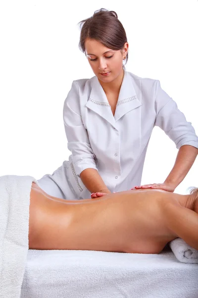 Ženské líbí ruční masáž — Stock fotografie