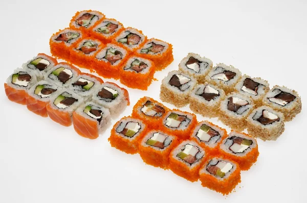 Pyszne sushi zestaw — Zdjęcie stockowe