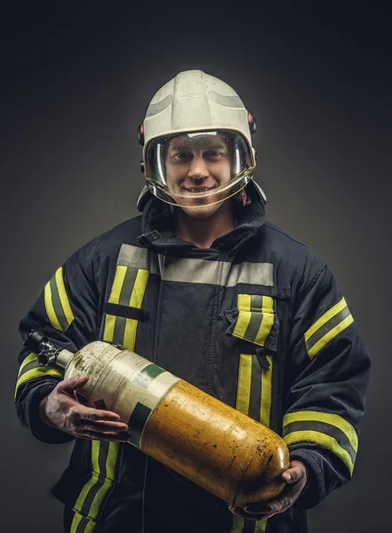 Pompier en uniforme de sécurité — Photo