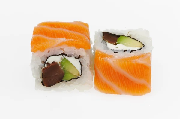 Deliziosi involtini di sushi — Foto Stock