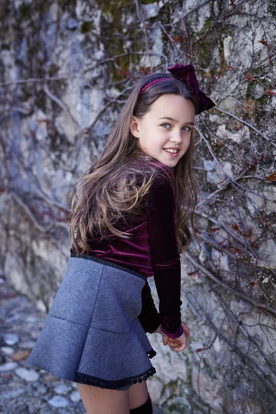 Brunette teenager female — Stock Photo, Image