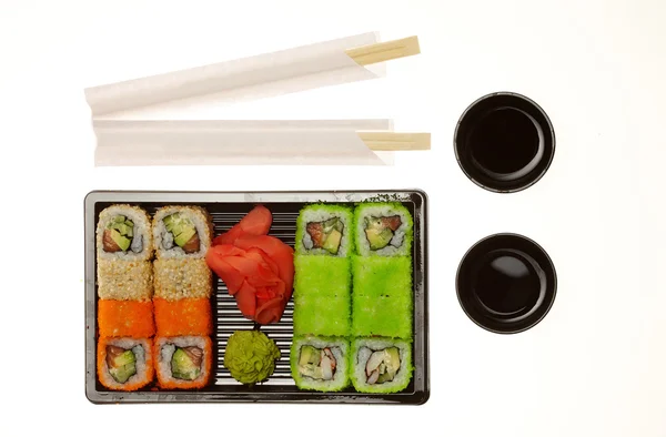 Lahodné sushi set — Stock fotografie