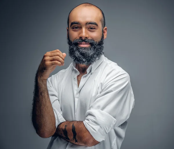 Бородатий чоловік Близького Сходу — стокове фото
