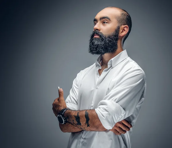 수염된 중동 남성 — 스톡 사진
