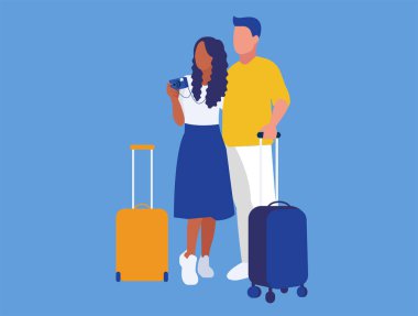 Bavullara ve kameraya aşık çiftlerin yolculuğu.