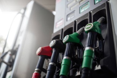 Çok renkli gaz tabancalarının klasik fotoğrafı