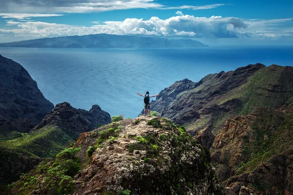 Fundo da bela paisagem montanhosa — Fotografia de Stock