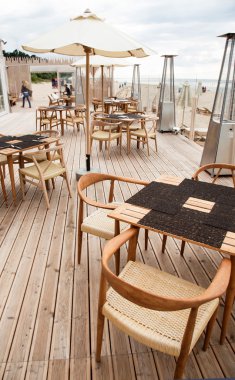 Teras açık havada dinlenmek için.