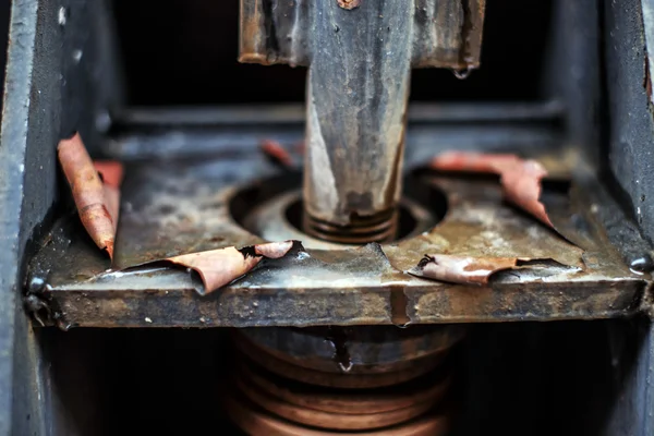 Industrial parts of railway carriage — Stock Photo, Image