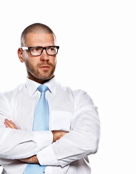 Man in white t shirt. — Stock Photo, Image