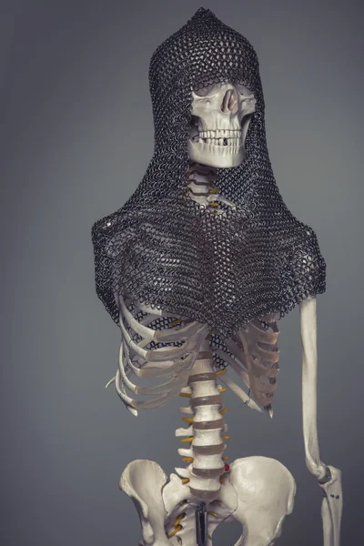 Skeleton in the armour — Stock Photo, Image