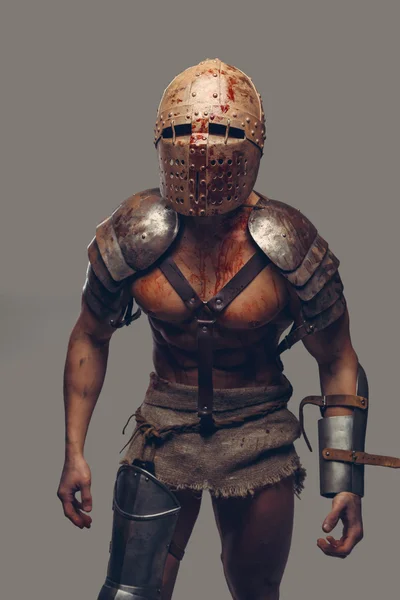 Gladiator in armor — Stock Photo, Image