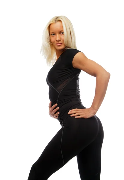 Attractive blond woman with great body — Stock Photo, Image