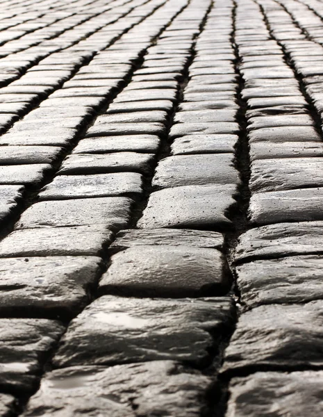 Road from stone bricks — Stock Photo, Image