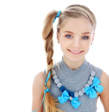 Şirin küçük kız.