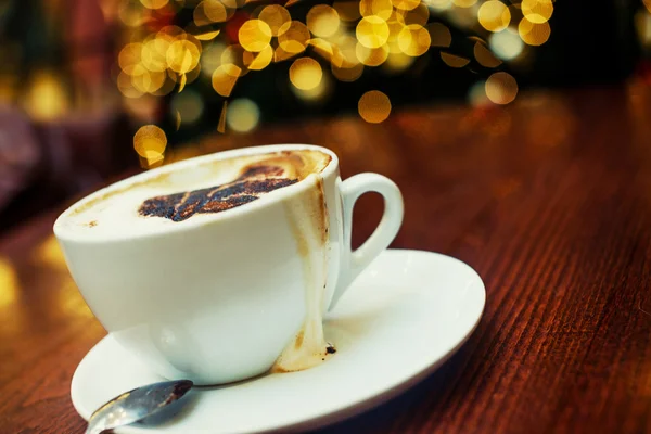 Kerstsfeer en wat koffie — Stockfoto