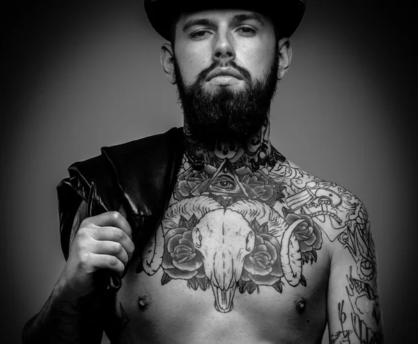 Tattooed man Stock Photos, Royalty Free Tattooed man Images | Depositphotos