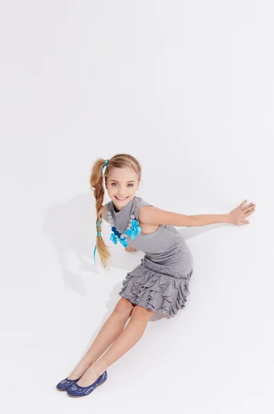 Menina bonito em um vestido — Fotografia de Stock